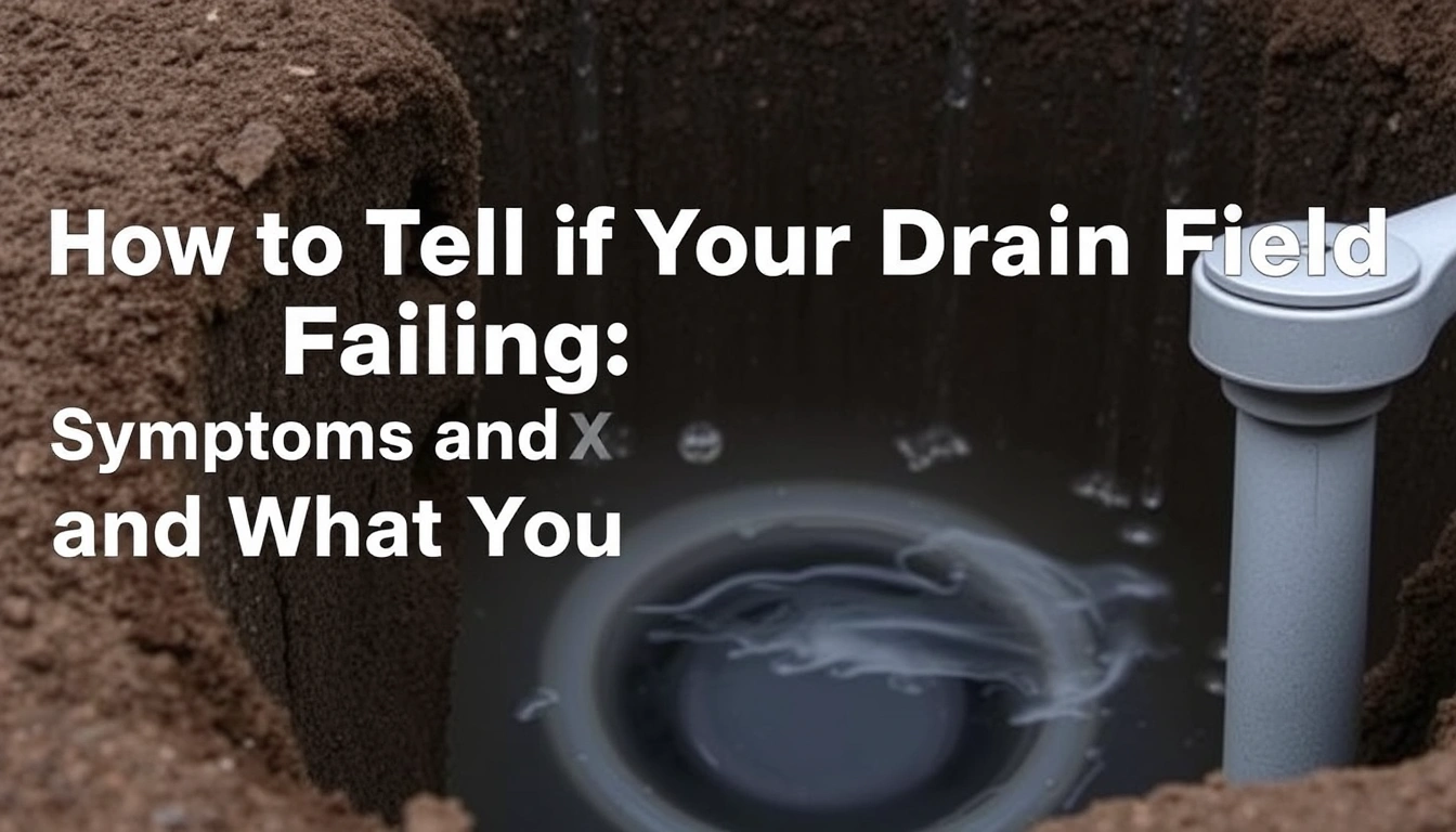 How to Tell if Your Drain Field Is Failing: Common Symptoms and What They Mean