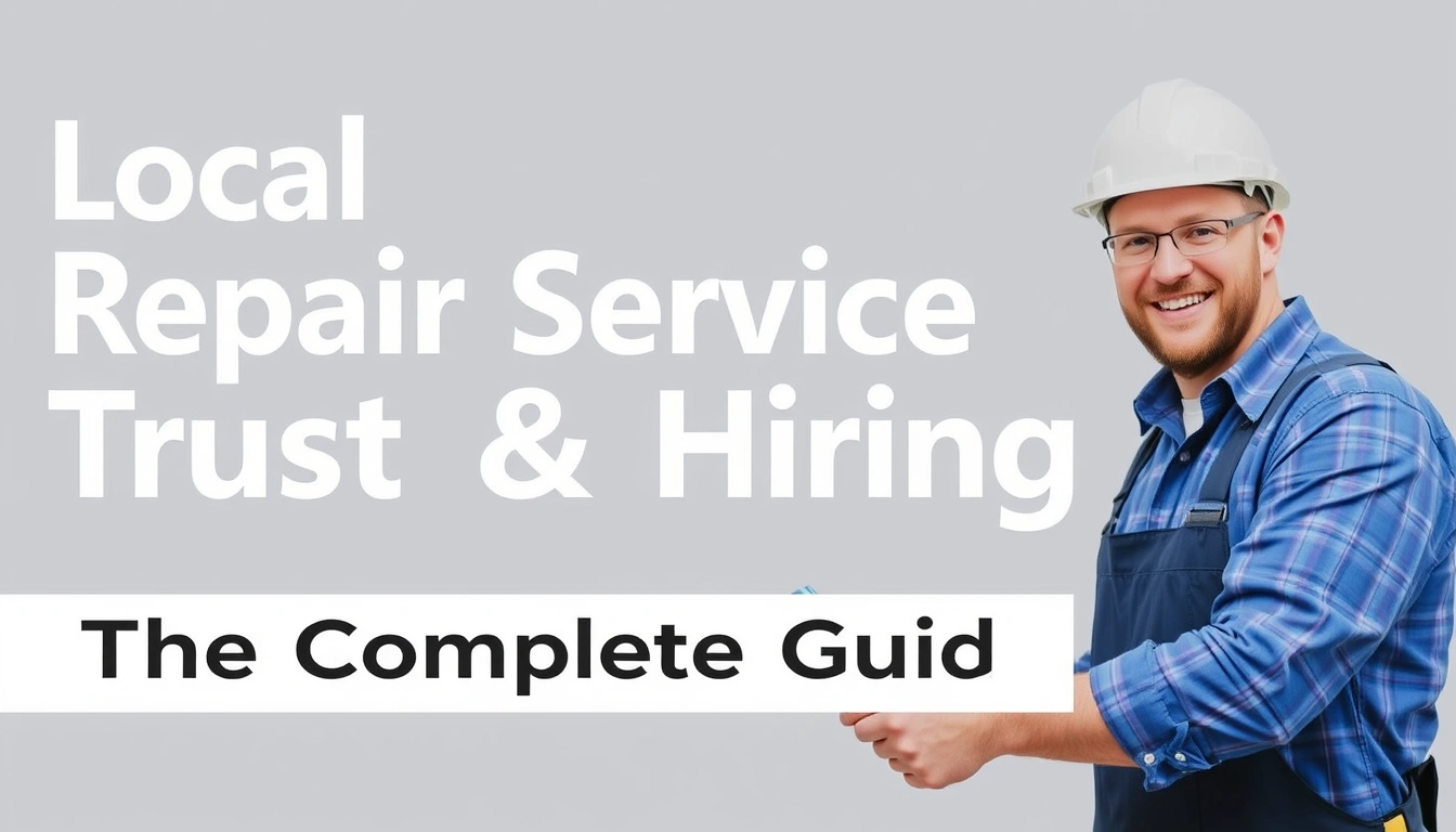 Local Repair Service Trust & Hiring — The Complete Guide Local Repair Service Trust & Hiring — The Complete Guide