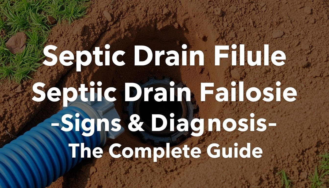 Septic Drain Field Failure Signs & Diagnosis — The Complete Guide Septic Drain Field Failure Signs & Diagnosis — The Complete Guide