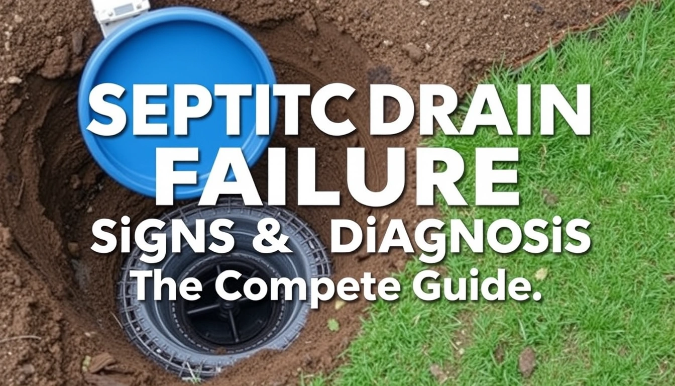 Septic Drain Field Failure Signs & Diagnosis — The Complete Guide Septic Drain Field Failure Signs & Diagnosis — The Complete Guide