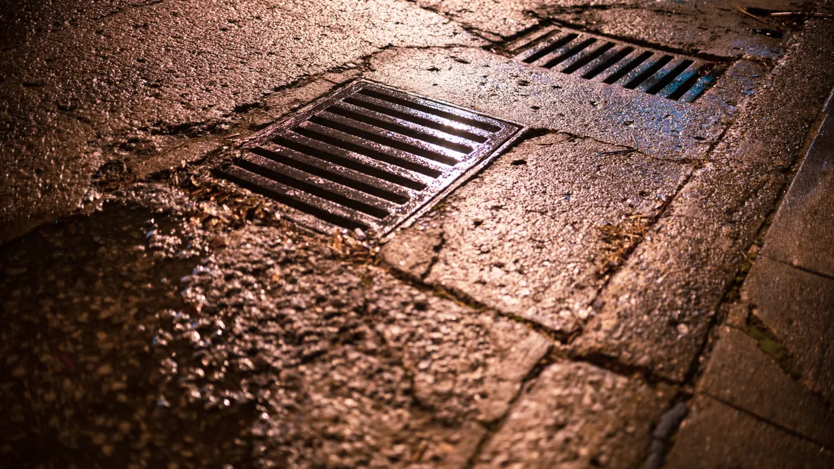 Why Is My Septic Drain Field Wet but Not Backed Up? wet storm drain grates on pavement
